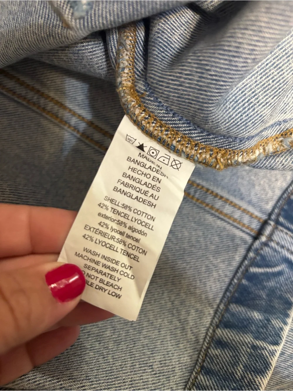 Ladies MK Michael Kors Jean jacket large NWT